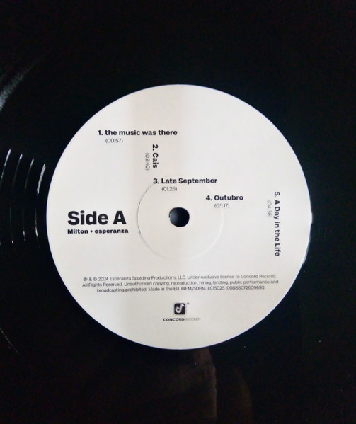 Milton Nascimento , Esperanza Spalding - Milton + Esperanza | Concord Records (00888072609686) - 4 Milton Nascimento , Esperanza Spalding - Milton + Esperanza | Concord Records (00888072609686) - 4