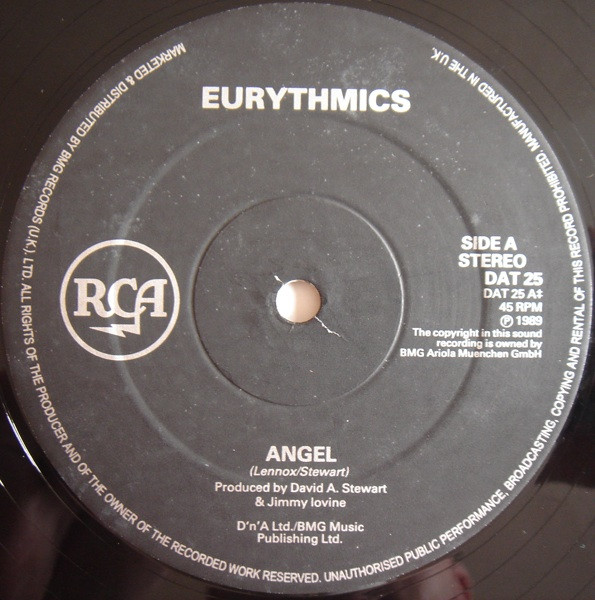 Eurythmics - Angel / Sweet Dreams Nightmare Mix | RCA (DAT 25) - 3 Eurythmics - Angel / Sweet Dreams Nightmare Mix | RCA (DAT 25) - 3