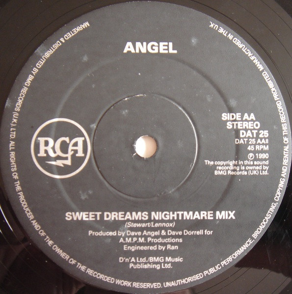 Eurythmics - Angel / Sweet Dreams Nightmare Mix | RCA (DAT 25) - 4 Eurythmics - Angel / Sweet Dreams Nightmare Mix | RCA (DAT 25) - 4