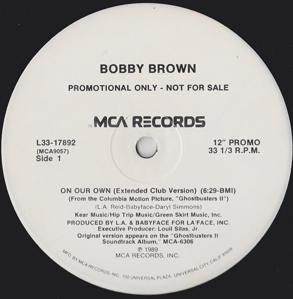 Bobby Brown - On Our Own | MCA Records (L33-17892) Bobby Brown - On Our Own | MCA Records (L33-17892)