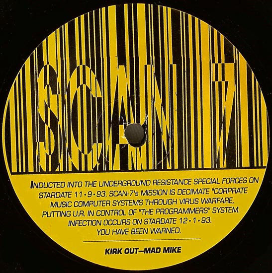 Scan 7 - Black Moon Rising | Underground Resistance (UR-027) - 2
