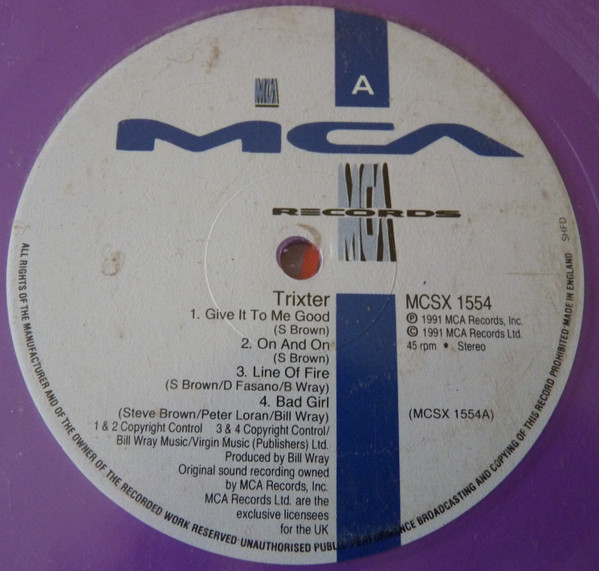 Trixter - Give It To Me Good | MCA Records (MCSX 1554) - 3