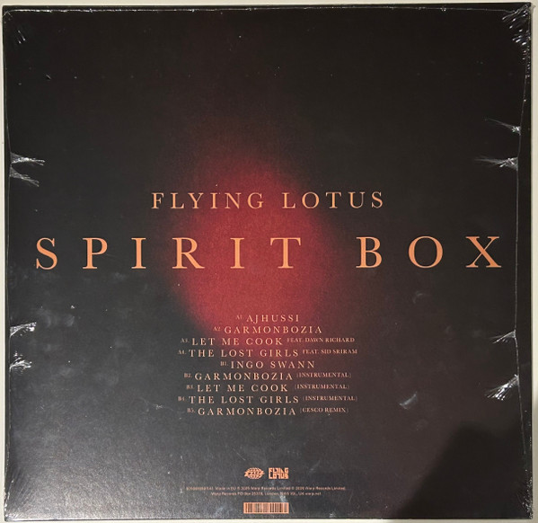 Flying Lotus - Spirit Box | Warp Records (WAP501) - 3