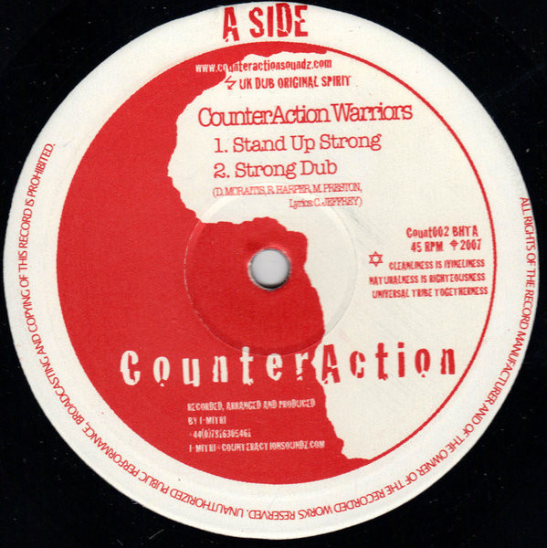 Counteraction / Jah Mystic - Stand Up Strong / I-tinual Meditation | CounterAction (Count002) Counteraction / Jah Mystic - Stand Up Strong / I-tinual Meditation | CounterAction (Count002)
