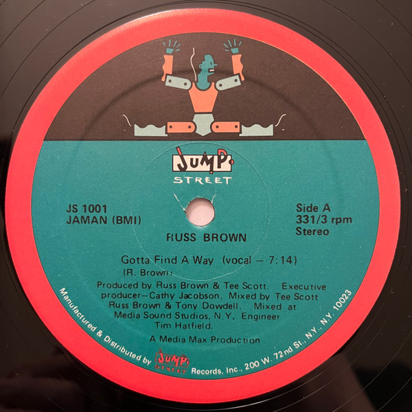 Russ Brown - Gotta Find A Way | Jump Street Records (JS 1001) - main