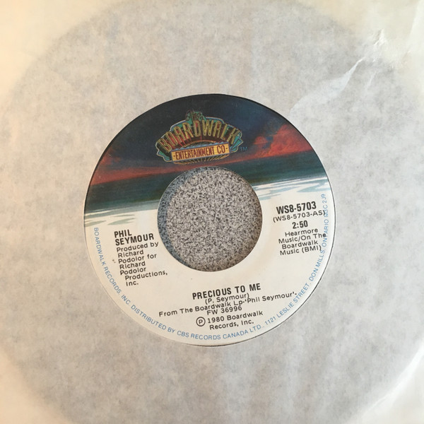 Phil Seymour - Precious To Me | The Boardwalk Entertainment Co (WS8-5703) - main