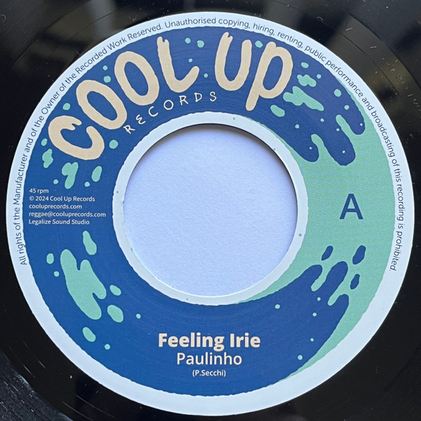 Paulinho Reggae - Feeling Irie | Cool Up Records (COOLUP7007)