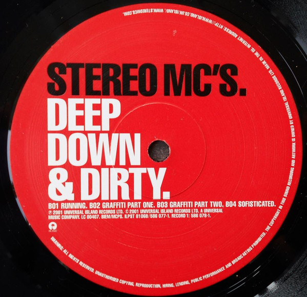 Stereo MC's - Deep Down & Dirty | Island Records (ILPST 8106) - 4