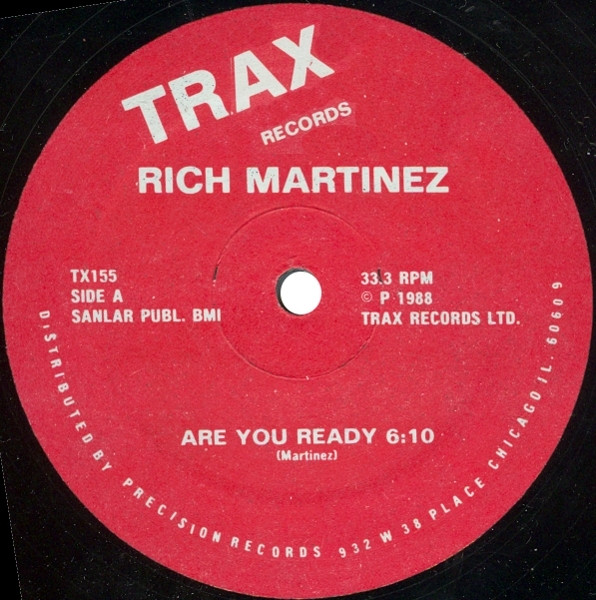 Rich Martinez - Are You Ready | Trax Records (TX155)