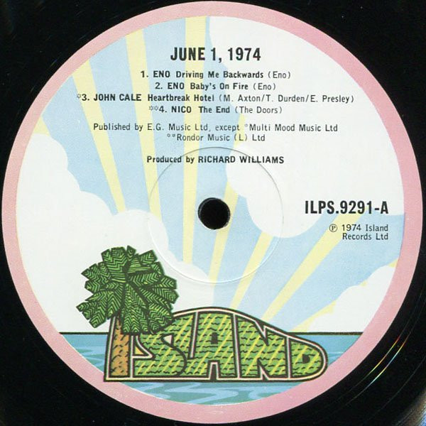 Kevin Ayers - John Cale - Brian Eno - Nico - June 1, 1974 | Island Records (ILPS 9291) - 3