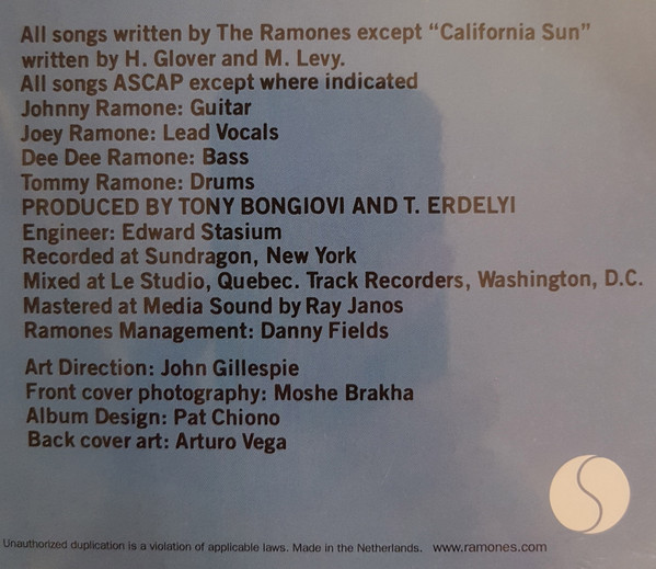 Ramones - Leave Home | Sire (RR1 6031) - 3