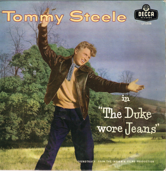 Tommy Steele - The Duke Wore Jeans | Decca (LF 1308)