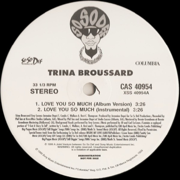 Trina Broussard - Love You So Much | So So Def (CAS 40954) - main