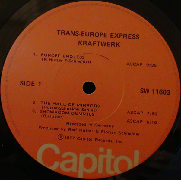 Kraftwerk - Trans-Europe Express | Capitol Records (SW-11603) - 3