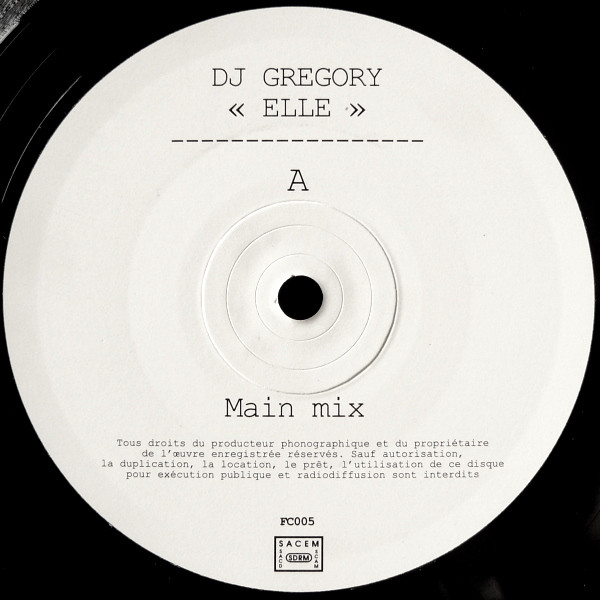 DJ Gregory - Elle | Faya Combo (FC005) - main