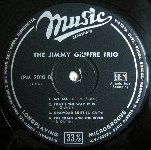 The Jimmy Giuffre Trio - The Jimmy Giuffre 3 | Atlantic (MUSIC LPM 2010) - 4 The Jimmy Giuffre Trio - The Jimmy Giuffre 3 | Atlantic (MUSIC LPM 2010) - 4
