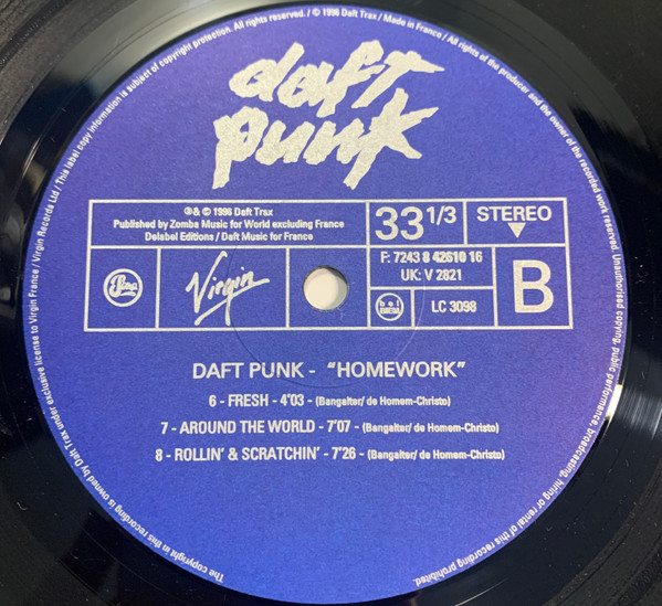 Daft Punk - Homework | Virgin (V 2821) - 3 Daft Punk - Homework | Virgin (V 2821) - 3