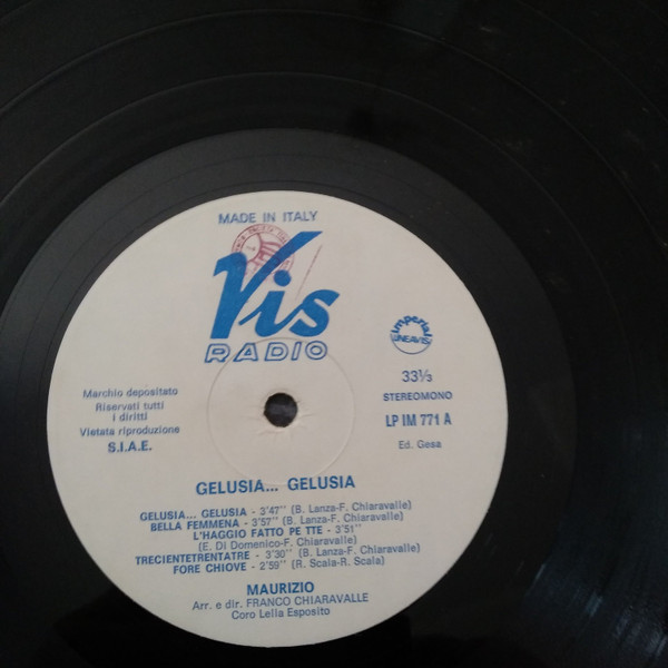 Maurizio - Gelusia Gelusia | Vis Radio (LP IM 771) - 4