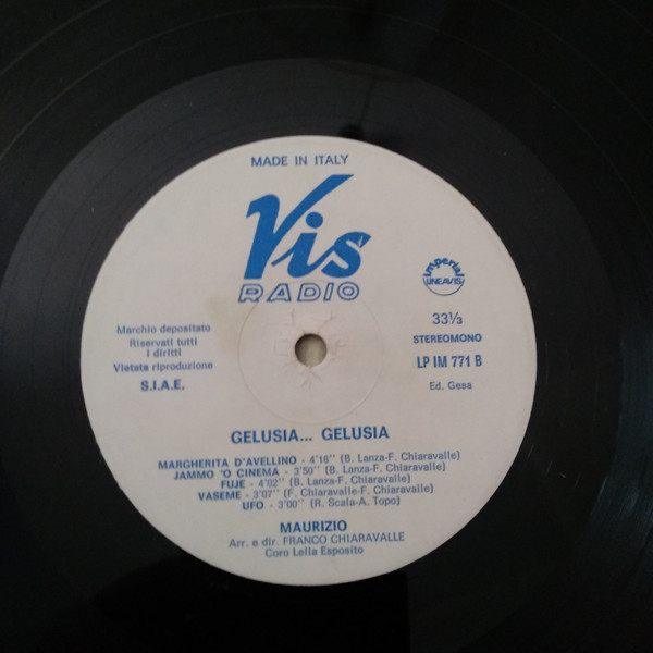 Maurizio - Gelusia Gelusia | Vis Radio (LP IM 771) - 3