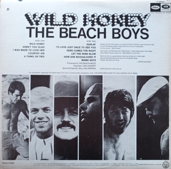 The Beach Boys - Wild Honey | Capitol Records (T-2859) - 2 The Beach Boys - Wild Honey | Capitol Records (T-2859) - 2