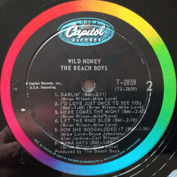 The Beach Boys - Wild Honey | Capitol Records (T-2859) - 4 The Beach Boys - Wild Honey | Capitol Records (T-2859) - 4