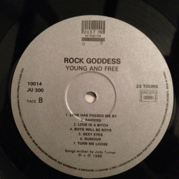 Rock Goddess - Young & Free | Just'In Distribution (10014 JU 300) - 4 Rock Goddess - Young & Free | Just'In Distribution (10014 JU 300) - 4