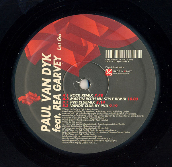 Paul van Dyk Feat. Rea Garvey - Let Go | Do It Yourself Entertainment (DO IT 802)