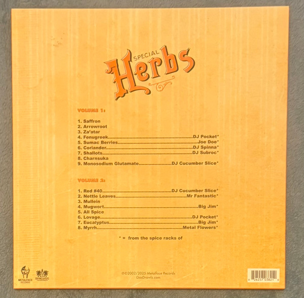 Metal Fingers - Special Herbs Vols 1 & 2 | Rhymesayers Entertainment (RSE0382-1) - 4