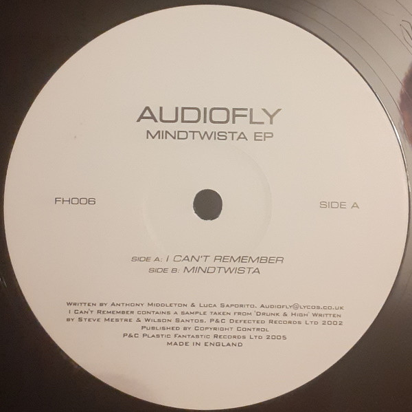 Audiofly - Mindtwista EP | Fantastic House (FH006) - 3
