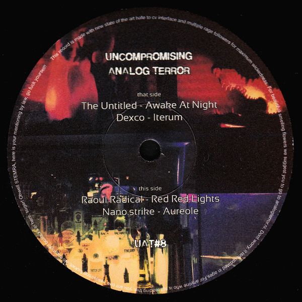 Various - Uncompromising Analog Terror #8 | Uncompromising Analog Terror (UAT#8)