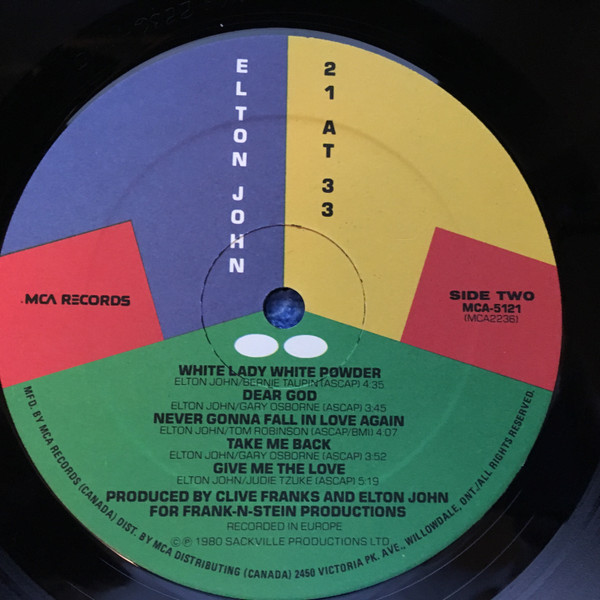 Elton John - 21 At 33 | MCA Records (MCA-5121) - 4 Elton John - 21 At 33 | MCA Records (MCA-5121) - 4