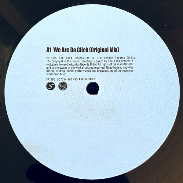 Da Click - We Are Da Click | FFRR (FX 363) - 3