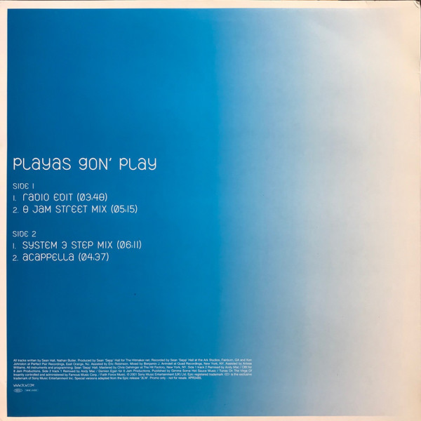 3LW - Playas Gon' Play | Epic (XPR3485) - 2