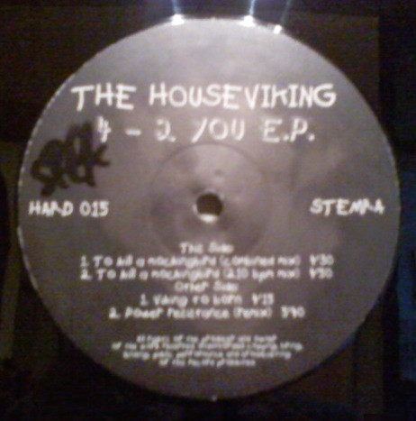 The Houseviking - 4-2 You | Hard Stuff Records (HARD 015) - 4