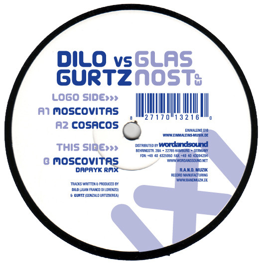 Dilo vs. Gurtz - Glasnost EP | Einmaleins Musik (EINMALEINS 018)