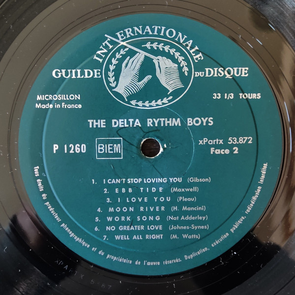The Delta Rhythm Boys - The Delta Rythm Boys | Guilde Internationale Du Disque (P-1260) - 4