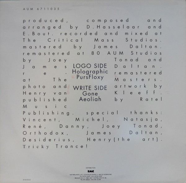 Holographic - Holographic | 80 Aum Records (AUM 6711035) - 2 Holographic - Holographic | 80 Aum Records (AUM 6711035) - 2