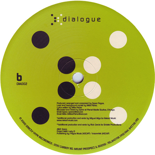 Spero Pagos Featuring Mea Fisher - Everything | Dialogue (DIA002) - 2