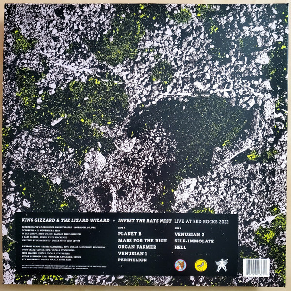 King Gizzard And The Lizard Wizard - Infest The Rats Nest (Live At Red Rocks 2022) | We Are Busy Bodies (WABB-160) - 2 King Gizzard And The Lizard Wizard - Infest The Rats Nest (Live At Red Rocks 2022) | We Are Busy Bodies (WABB-160) - 2