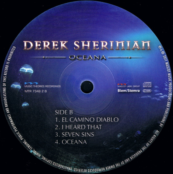 Derek Sherinian - Oceana | Music Theories Recordings (MTR 7348 1) - 4