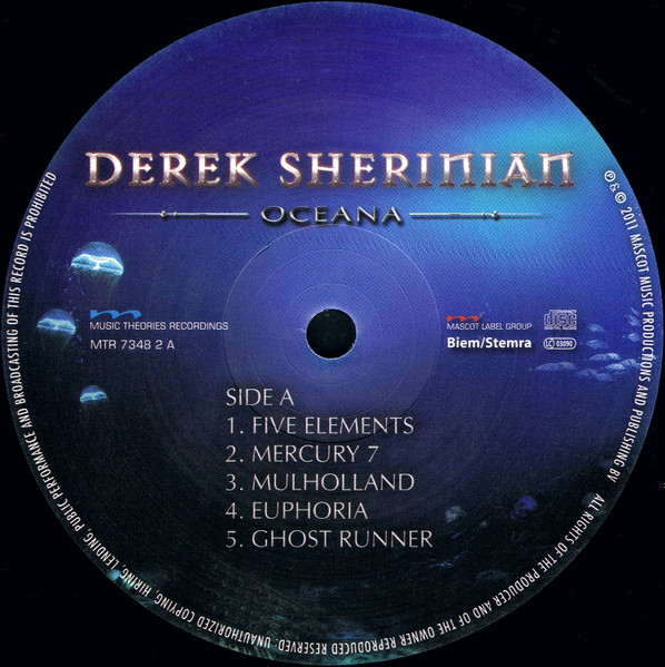 Derek Sherinian - Oceana | Music Theories Recordings (MTR 7348 1) - 3