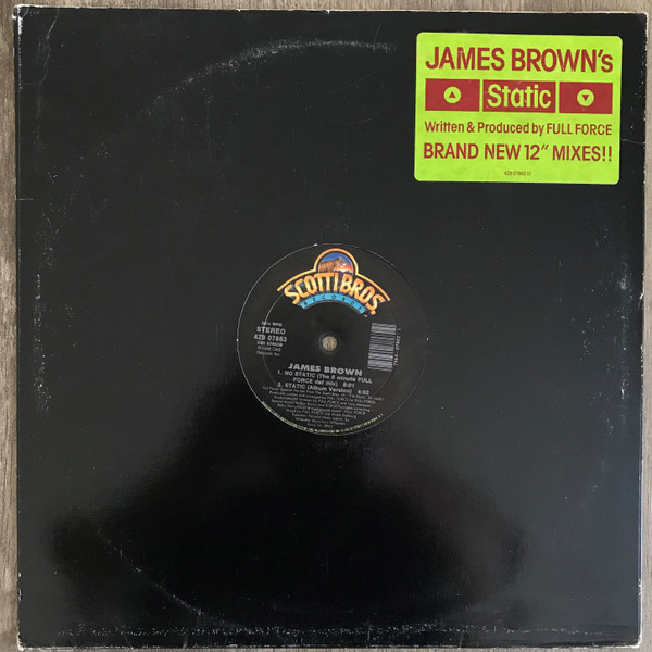James Brown - Static | Scotti Bros. Records (4Z9 07863)