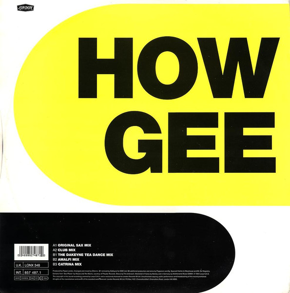 Black Machine - How Gee | London Records (LONX 348) - 2 Black Machine - How Gee | London Records (LONX 348) - 2