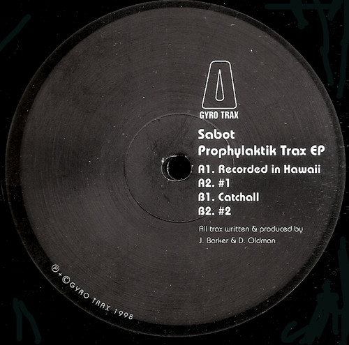 Sabot - Prophylaktik Trax EP | Gyro Trax (GYRO001) - main