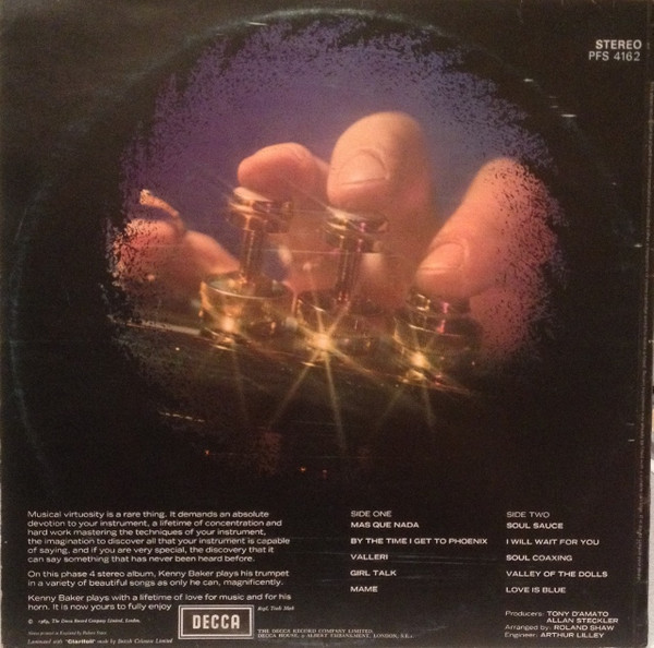 Kenny Baker With  The Roland Shaw Orchestra - The Spectacular Trumpet Of Kenny Baker | Decca (PFS 4162)