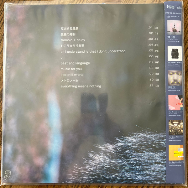 toe - The Book About My Idle Plot On A Vague Anxiety | Topshelf Records (TSR084) - 2 toe - The Book About My Idle Plot On A Vague Anxiety | Topshelf Records (TSR084) - 2