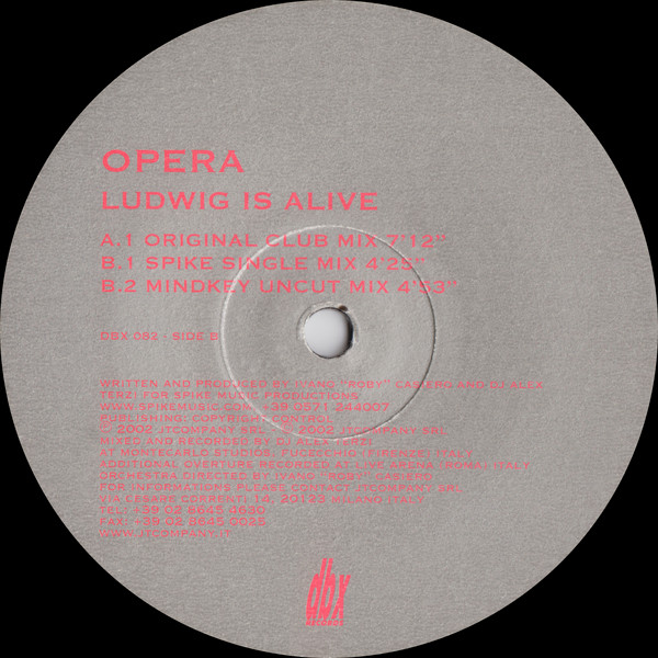 Opera - Ludwig Is Alive | DBX Records (DBX 082) - 4 Opera - Ludwig Is Alive | DBX Records (DBX 082) - 4