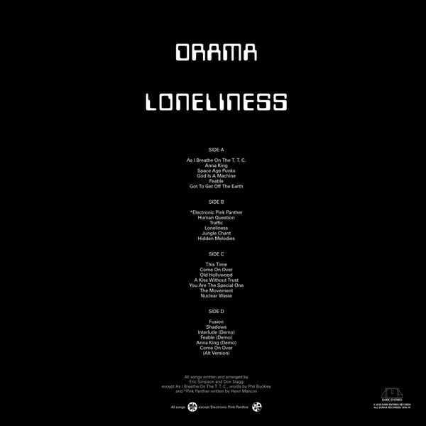 Drama - Loneliness | Dark Entries (DE-224) - 2 Drama - Loneliness | Dark Entries (DE-224) - 2