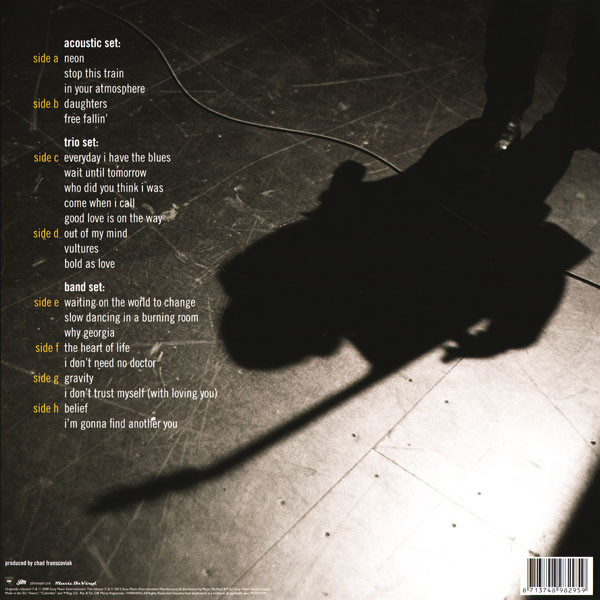 John Mayer - Where The Light Is: John Mayer Live In Los Angeles | Music On Vinyl (MOVLP444) - 3 John Mayer - Where The Light Is: John Mayer Live In Los Angeles | Music On Vinyl (MOVLP444) - 3