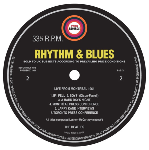 The Beatles - Live From Canada 1964: Montréal September 8th | Rhythm & Blues Records (R&B175) - 3 The Beatles - Live From Canada 1964: Montréal September 8th | Rhythm & Blues Records (R&B175) - 3